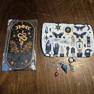 Mystical Goth Bundle Jewelery Shelf Makeup Pouch All New Witch